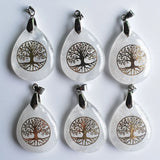 Tree of Life Crystal Necklace Pendant for Women