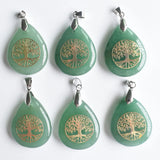 Tree of Life Crystal Necklace Pendant for Women