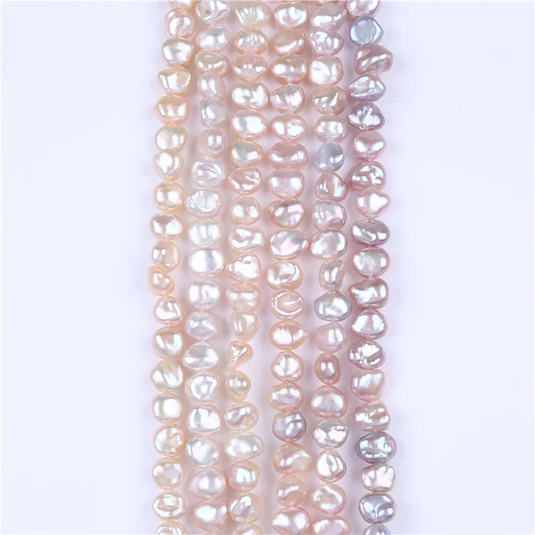 7-8mm AA Keshi Freshwater Pearl Strands