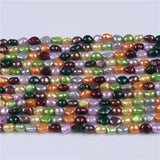 Colorful Big Baroque Freshwater Pearl Strands 7-8mm