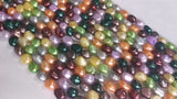 Colorful Big Baroque Freshwater Pearl Strands 7-8mm