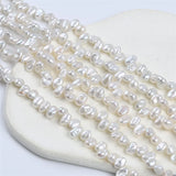 7-8mm Keshi Baroque Freshwater Pearl Strand Loose Pearls