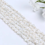7-8mm Keshi Baroque Freshwater Pearl Strand Loose Pearls