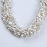 7-8mm Keshi Baroque Freshwater Pearl Strand Loose Pearls