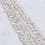 7-8mm Keshi Baroque Freshwater Pearl Strand Loose Pearls