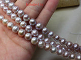 Pink Purple Freshwater Pearl Loose Beads 15 Inches