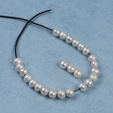 9-10mm AA Natural Freshwater Pearl Big Hole Jewelry Making