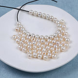 9-10mm AA Natural Freshwater Pearl Big Hole Jewelry Making