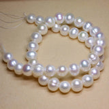 9-10mm Pink Purple Freshwater Pearl Loose Beads 15 Inches