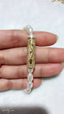 Freshwater Pearl Bracelet with Zirco Inlay 6-7mm