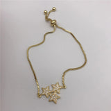 Adjustable Length Zirco Star Bracelet