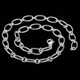 925 Sterling Silver Charm Necklace for Women Men