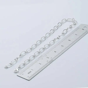 925 Sterling Silver Charm Necklace for Women Men