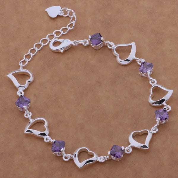 Silver Plated Jewelry Bangles Bracelet WB-115