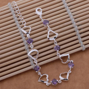 Silver Plated Jewelry Bangles Bracelet WB-115