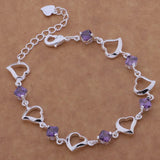 Silver Plated Jewelry Bangles Bracelet WB-115