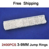 2400pcs 925 Sterling Silver Components 925 Jewelry Findings Jump Rings