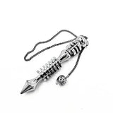 Metal Pendulum For Dowsing Divination Spiritual Wicca Radiestesia Charm