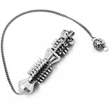 Metal Pendulum For Dowsing Divination Spiritual Wicca Radiestesia Charm