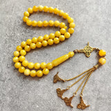 Muslim Necklace 10mm Round Glow in Dark Prayer Beads Islamic Tasbih