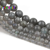 Labradorite Round Loose Beads For Jewelry Making 15.5inch/strand