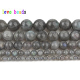 Labradorite Round Loose Beads For Jewelry Making 15.5inch/strand