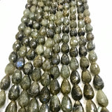 Labradorite Teardrop Faceted Beads 10X16mm for Jewelry Making