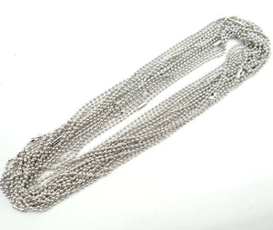 2.4mm Stainless Steel Necklace Rope 50pcs/Lot
