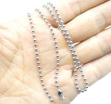 2.4mm Stainless Steel Necklace Rope 50pcs/Lot
