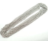 2.4mm Stainless Steel Necklace Rope 50pcs/Lot