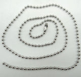 2.4mm Stainless Steel Necklace Rope 50pcs/Lot