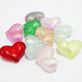 Sparkling Heart Beads For Jewelry Making