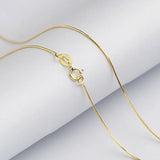 925 Silver Basic Chain Necklace 1mm Snake 50cm,55cm,60cm