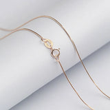 925 Silver Basic Chain Necklace 1mm Snake 50cm,55cm,60cm