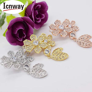 Rhinestone Inlay Toggle Clip for DIY Bracelet Necklace