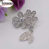 Rhinestone Inlay Toggle Clip for DIY Bracelet Necklace