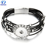 Snap Button DIY Bracelet LSNB88-1