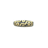 Tibet Extreme 9 Eyes DZI Beads Black/White Agate 12*39mm DIY Jewelry
