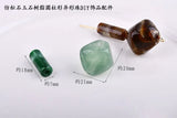 100pcs Resin Irregular Bead Charms for DIY Earring Pendant