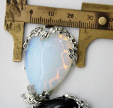 Water Drop Stone Pendant Set for Women Men