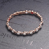Women Beauty 15pcs Clear Crystals Magnetic Bracelet Zircon Stainless Steel