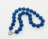 Jade Round 14mm Necklace 17inch Nature Beads