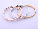 Crystal Bangle Bracelets for Women Wedding Jewelry