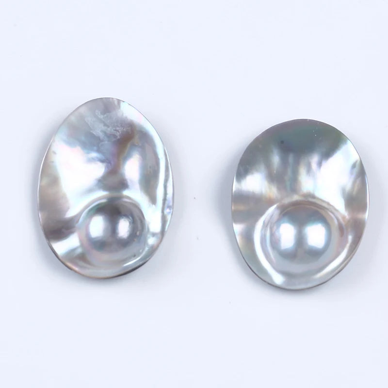 Cultured Natural Seawater Pearl Shell Mabe Loose Pearl Beads