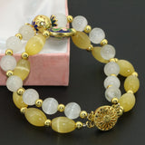 Bohemia Style Beaded Bracelets Jewelry 7.5inch B2779