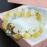 Bohemia Style Beaded Bracelets Jewelry 7.5inch B2779