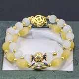 Bohemia Style Beaded Bracelets Jewelry 7.5inch B2779