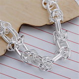 925 Sterling Silver Dragon Bracelet Charm Chain Jewelry Wedding Party