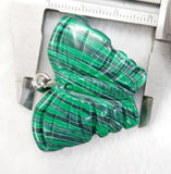 8pcs Mixed Stone Pendulum Butterfly Charms for Necklace Jewelry Making
