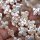 13-14mm Baroque Snowflake Freshwater Pearl Beads for Jewelry Making